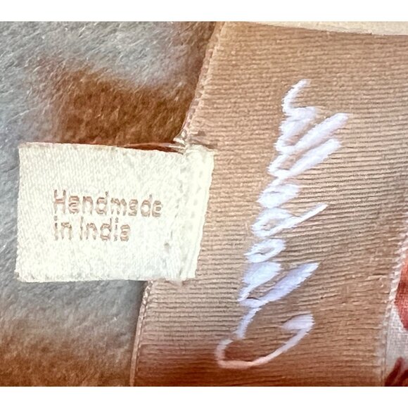 Cleobella Midi Dress Size S to L Tiered 3/4 Sleeves Terracotta Cotton Boho - Picture 14 of 15